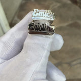 The Straight Tail Name Ring