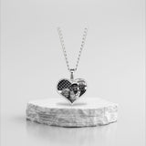 Polished Heart Picture Pendant