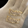 Shadow Back Nameplate with Cuban chain