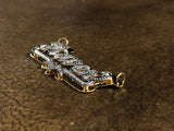 Shadow Back Nameplate with Cuban chain