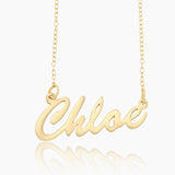 Script Name Necklace