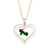 Spinning Heart Picture Pendant
