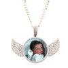 Wing  cz Picture Pendant