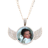 Wing  cz Picture Pendant