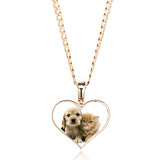 Polished Heart Picture Pendant