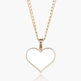 Polished Heart Picture Pendant