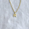 Single Hanging Initial Necklace