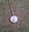 Stainless Steel Round Picture Pendant