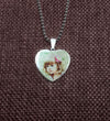 Stainless Steel Heart shape Picture Pendant