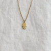 Mini solid hamsa hand pendant