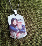 Stainless Steel Picture Dog Tag