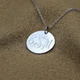 Monogram Engraved Pendant