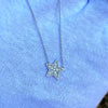 Cz stone star pendant