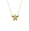 Cz stone star pendant