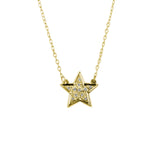 Cz stone star pendant