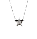 Cz stone star pendant