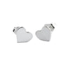 Mini Solid Heart Stud Earrings