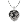 Polished Heart Picture Pendant