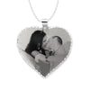 Heart Shape Disc Picture Pendant