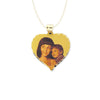 Heart Shape Disc Picture Pendant