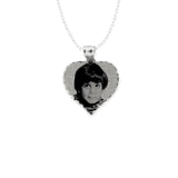 Heart Shape Disc Picture Pendant