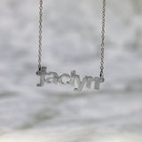 Block Style Name Necklace
