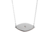 Evil eye pendant with Cz stone