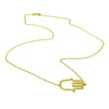 Polished sideways Hai pendant