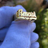 The Amari Design Name Ring