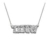 Chinese Double Nameplate with Rolo Link Chain
