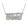 Script Design Single Nameplate with rolo link chain