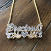 Our Precious Nameplate with Cuban chain