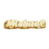 Three Finger Cursive Name Ring