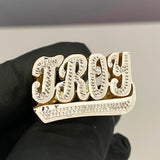 Large Script Name Ring