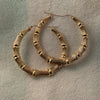 Bamboo Style Earrings  (3 Sizes)
