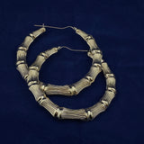 Bamboo Style Earrings  (3 Sizes)