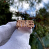 The Block Bold Name Ring