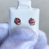 Color Stud Earrings