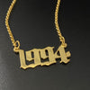 Gothic Nameplate with Cuban Chain