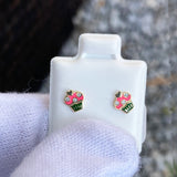 Color Stud Earrings