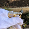 Iced Out Double Finger Ring